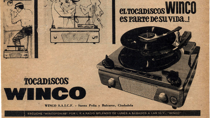 Tocadiscos Vinilo Vintage Retro Winco Apto Amplificador