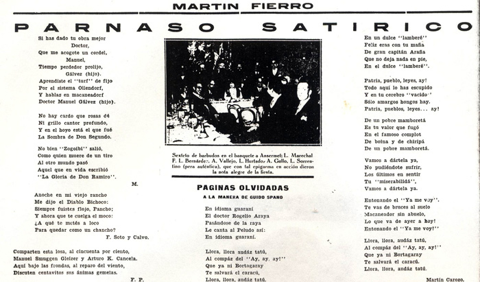 Los Epitafios de “Martín Fierro”