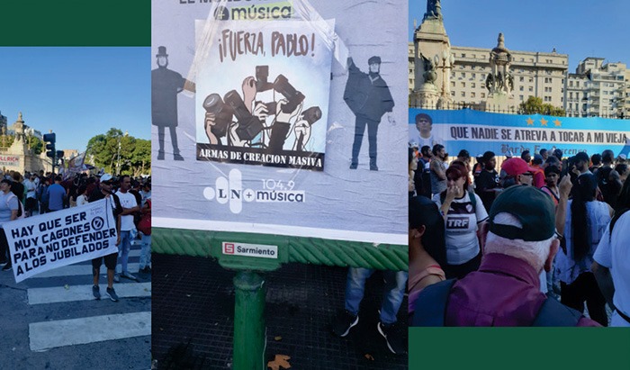 Jubilados; Miltarizados y Periodistas